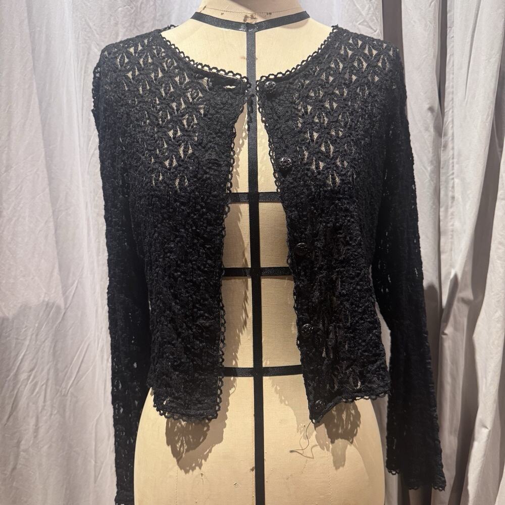 VTG Ann Ferriday Unworn Stock Lace Coco Cardigan